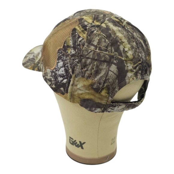 Mossy Oak Mesh Strapback Cap Hat Embroidered Logo Patch Baseball Trucker Hunter - Picture 11 of 14